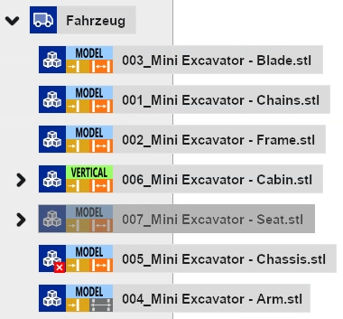 EMM-Check® 4.4.0.0 - Baumstruktur